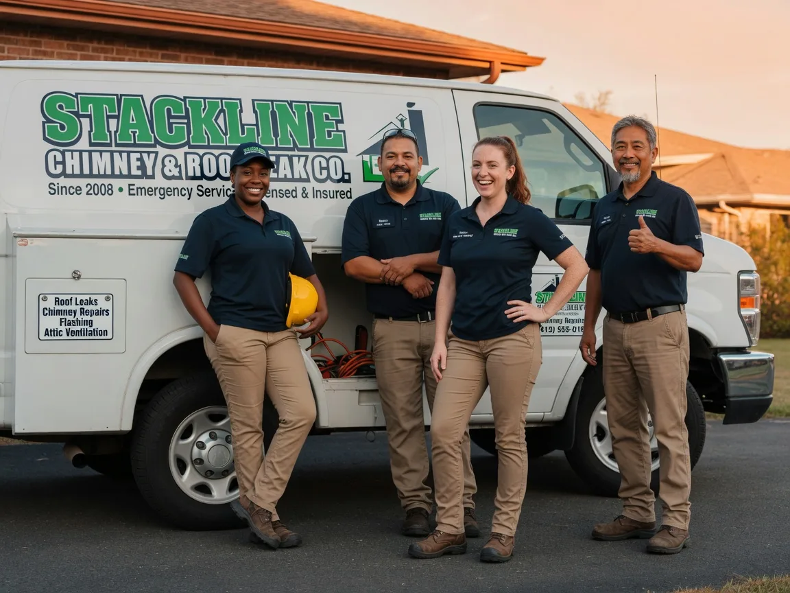 Chimney flashing repair company in Rosewood, OH